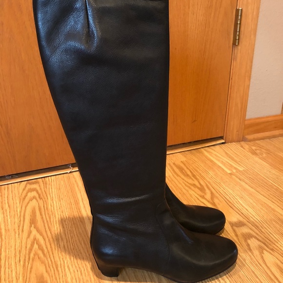 Eileen Fisher Leather Boots - Picture 2 of 8